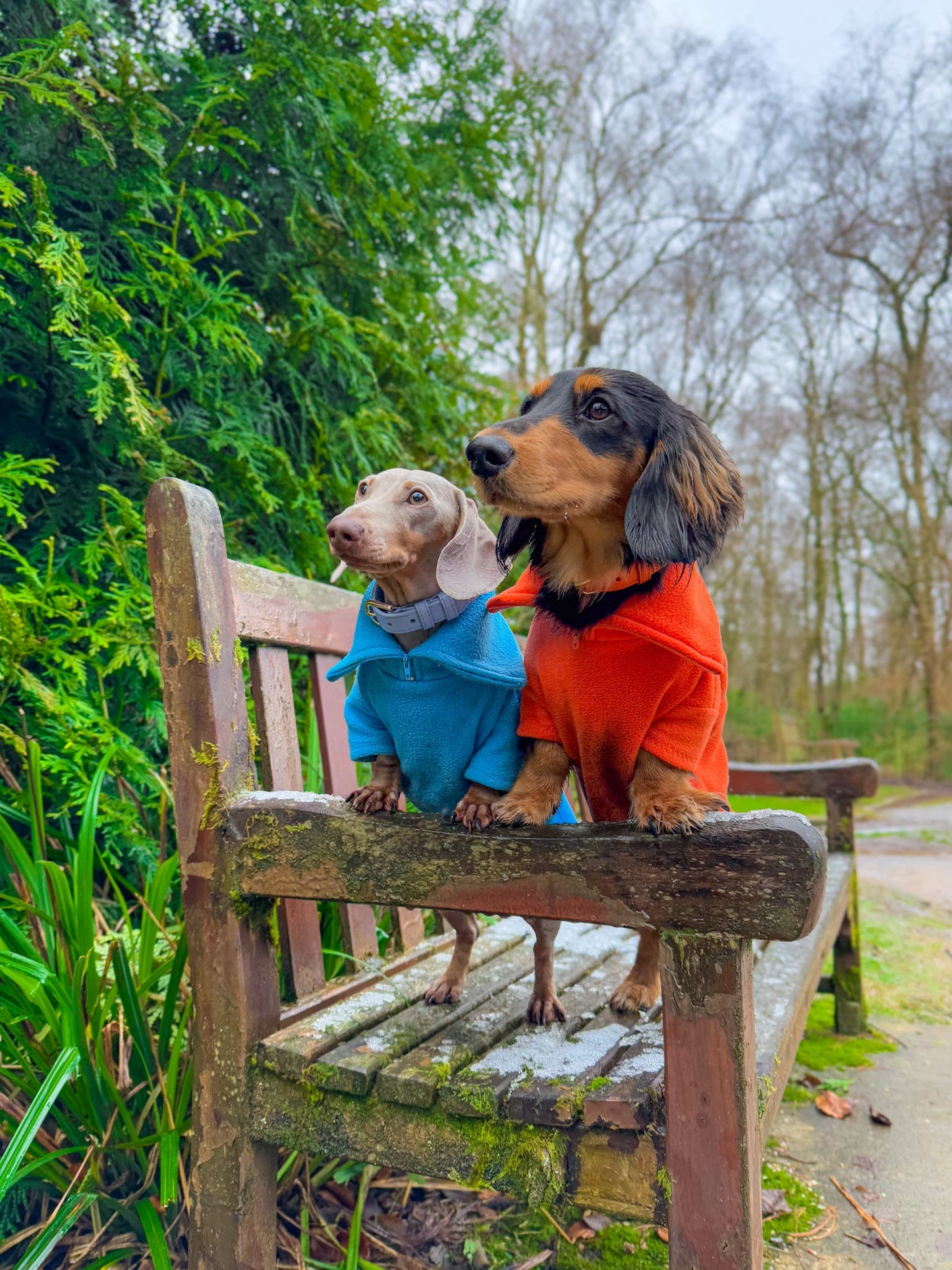 Turquoise Quarter Zip Fleece Jumper