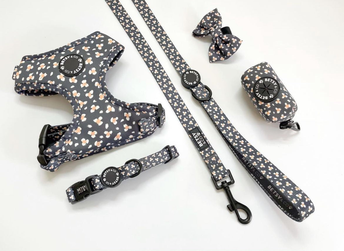 Black Daisy Collar