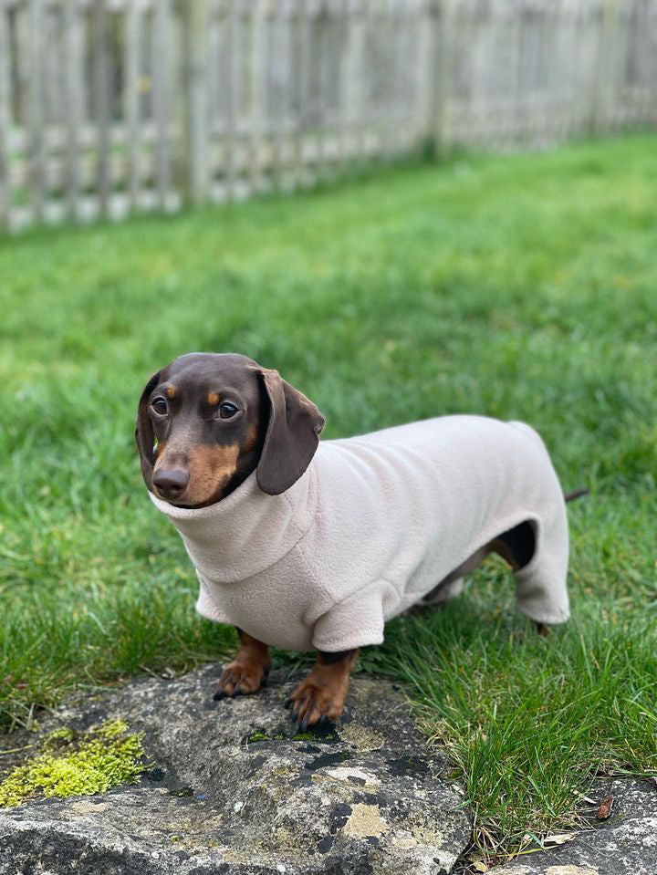 Beige 4 Leg Fleece Jumper
