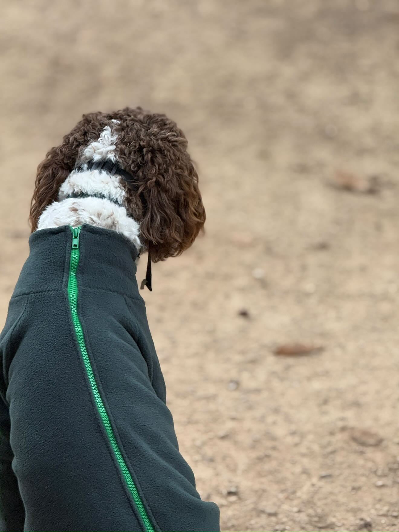 Dark Green 4 Leg Fleece Jumper