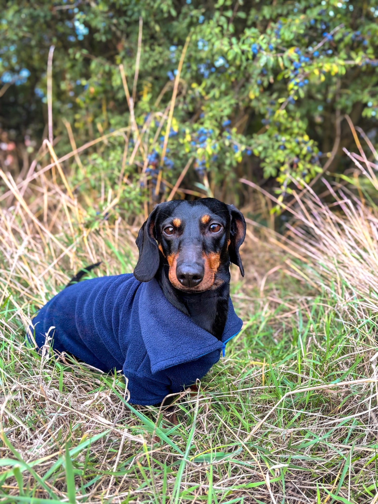 Navy Quarter Zip Fleece Jumper