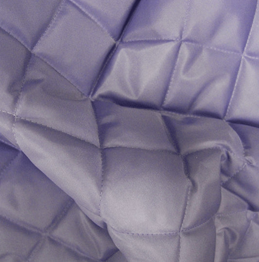 Lilac Quilted Coat with Borg Lining