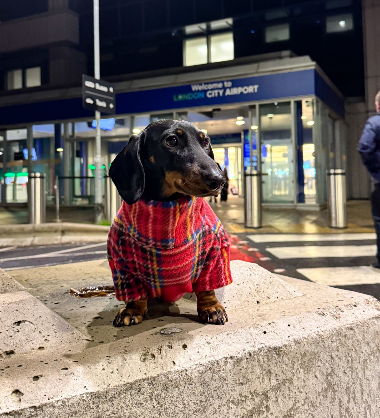 Red Tartan Fleece Jumper