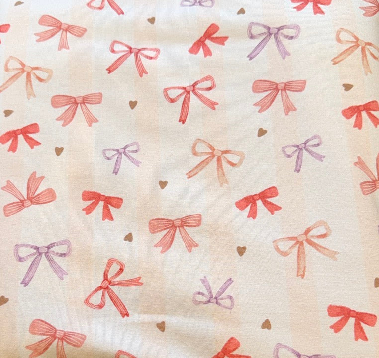 Belle Bow Fine Knit Jersey Jammies