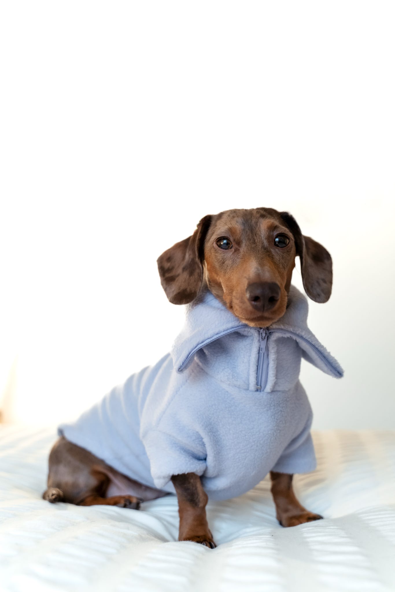 Bluebell Quarter Zip Fleece Jumper