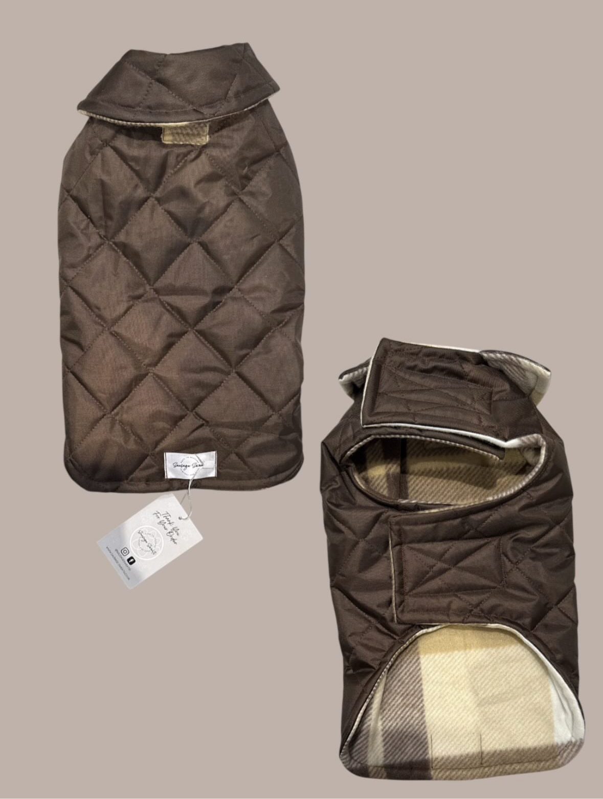 Chocolate Quilted Coat