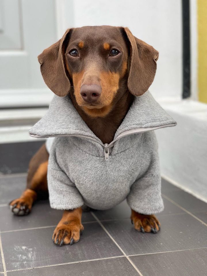 Light Grey Quarter Zip Fleece Jumper