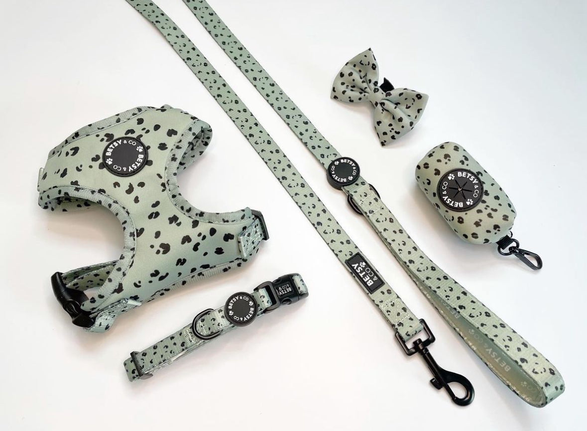 Khaki Leopard Collar
