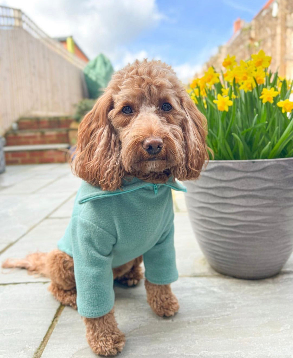 Sage Quarter Zip Fleece Jumper