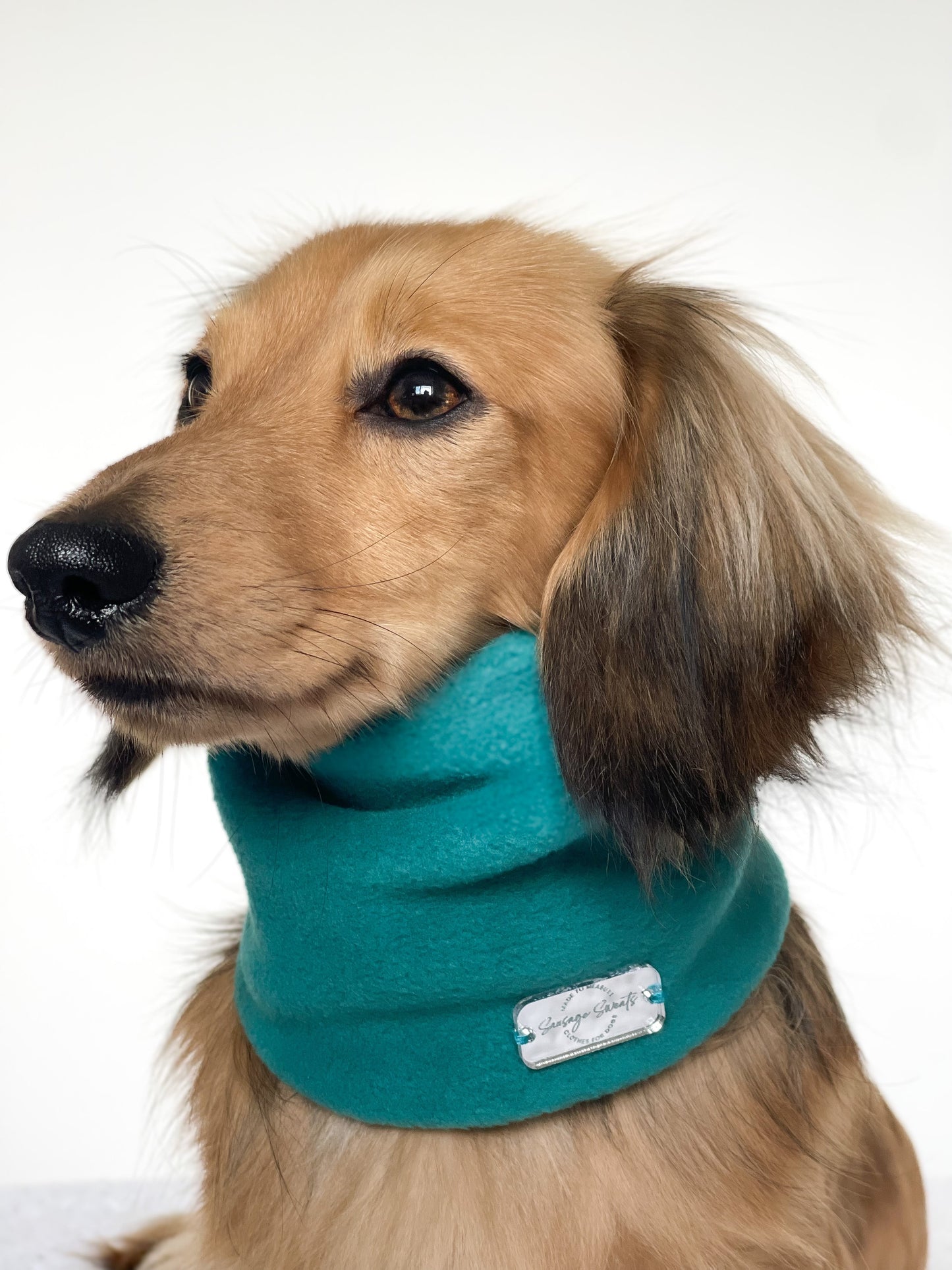 Teal Fleece Snood