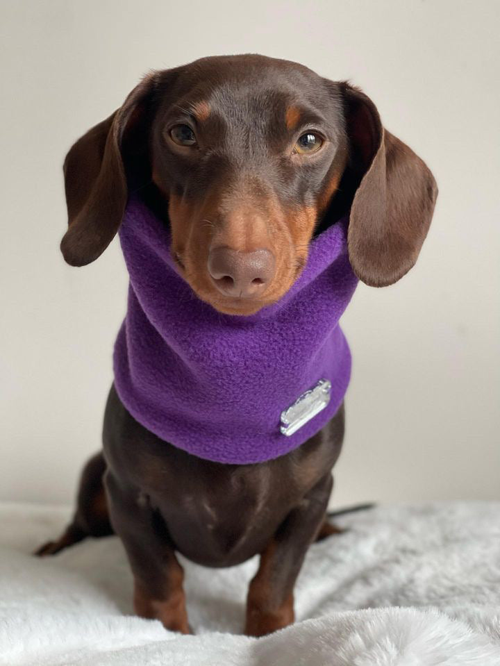 Purple Fleece Snood