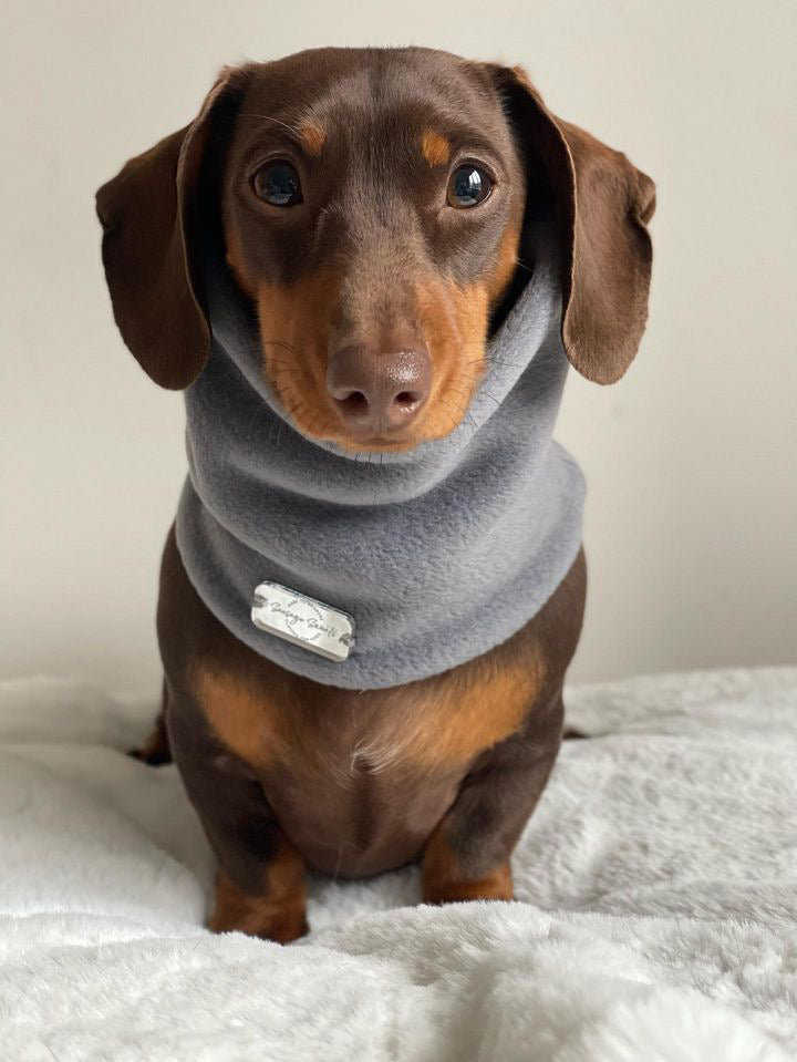 Dark Grey Fleece Snood