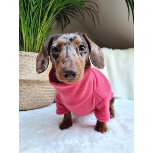 Raspberry Fleece Jumper