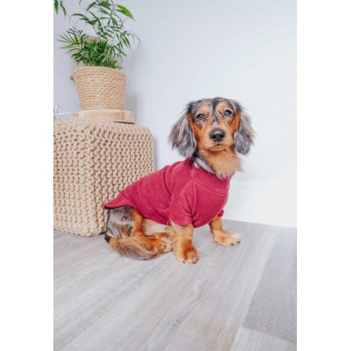 Wine Fleece Jumper