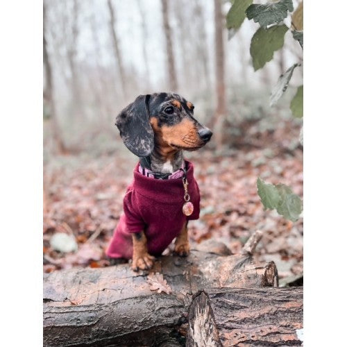 Wine Fleece Jumper
