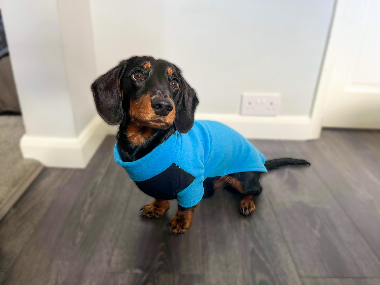 Turquoise Fleece Jumper