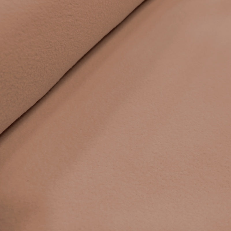 Mocha Quarter Zip Fleece Jumper
