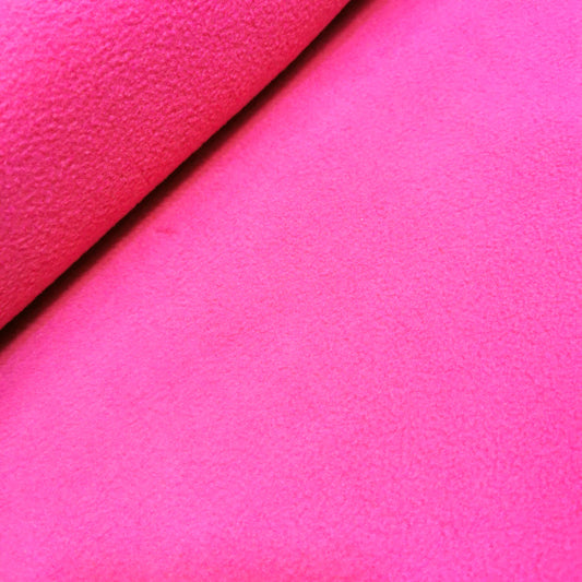 Cerise Pink Quarter Zip Fleece Jumper