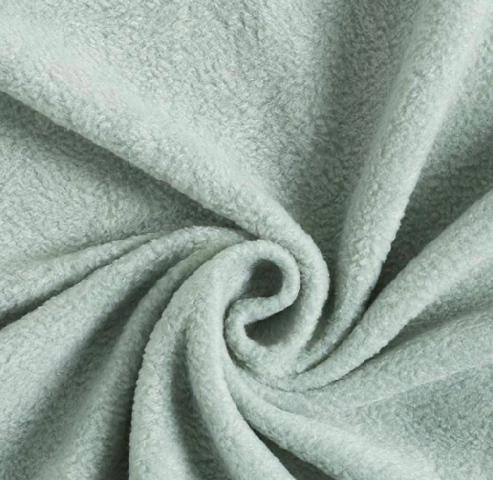 Sage Quarter Zip Fleece Jumper