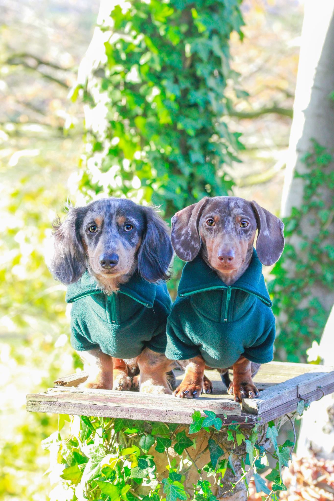 Dark Green Quarter Zip Fleece Jumper