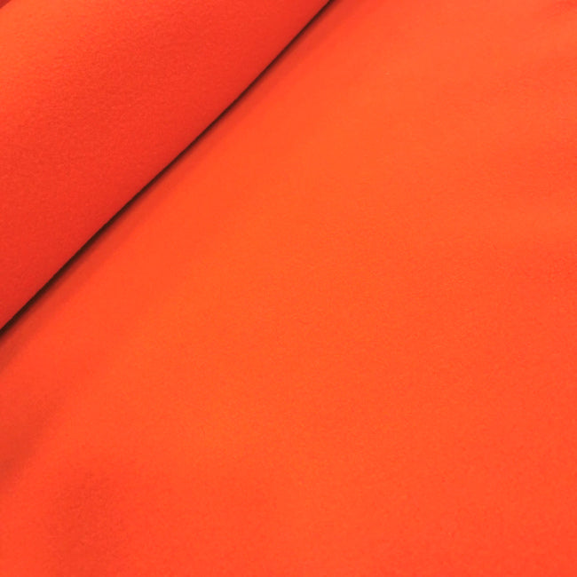 Orange Quarter Zip Fleece Jumper