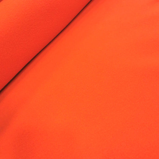 Orange Quarter Zip Fleece Jumper