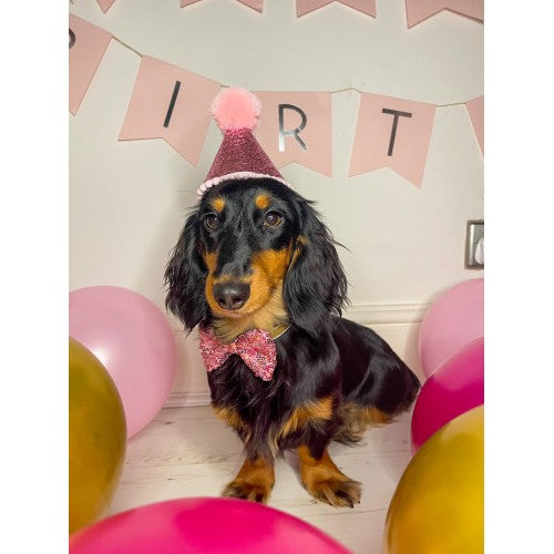 Pink Glitter Birthday Set