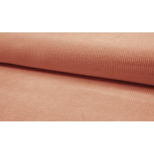 Salmon Corduroy Jacket with Borg Collar