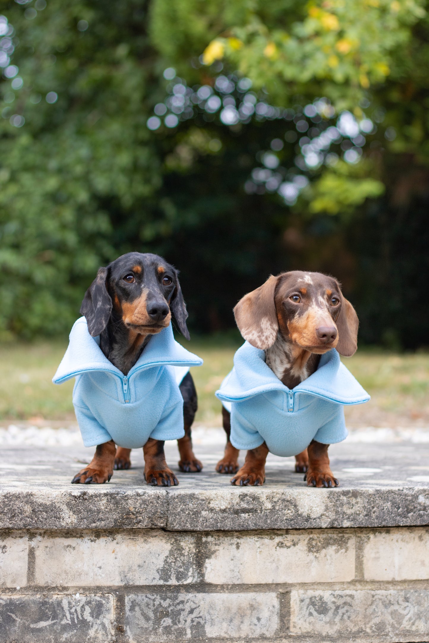 Sky Blue Quarter Zip Fleece Jumper