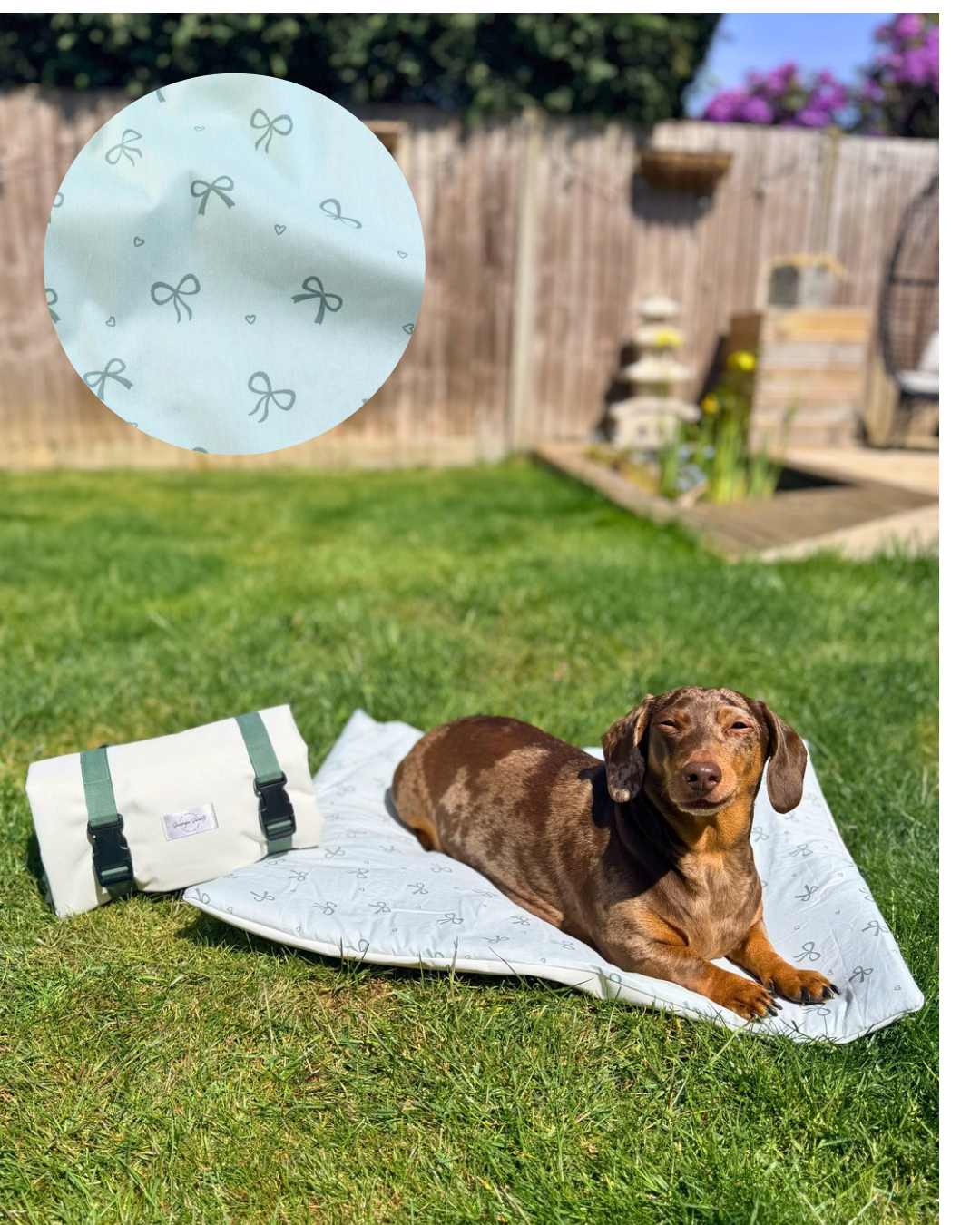 Sublime Sage & Cream Pub & Picnic Settle Mat