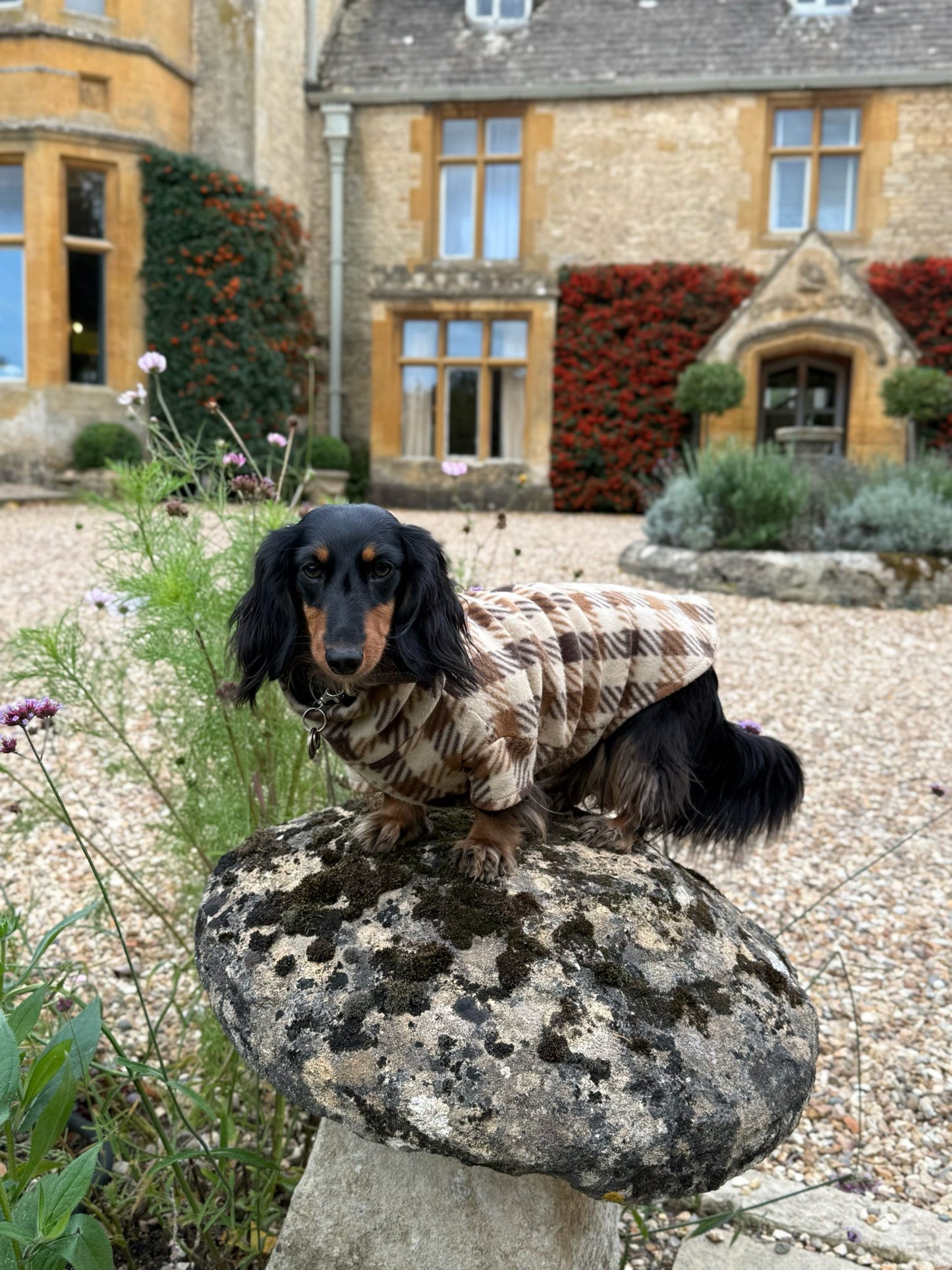 Brown Plaid Fleece Jumper