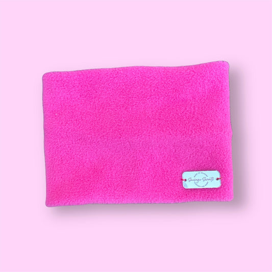 Cerise Pink Fleece Snood