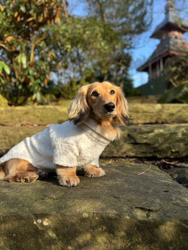 Cream Borg Cosy Jumper