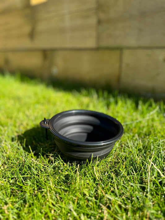 Black Foldable Water Bowl