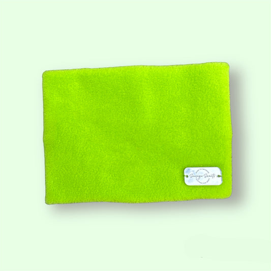 Lime Fleece Snood