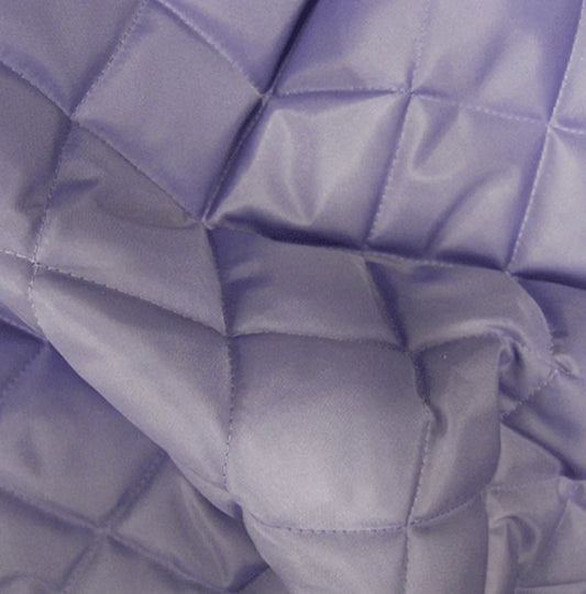 Lilac Quilted Full Tummy Coat with Fleece Lining