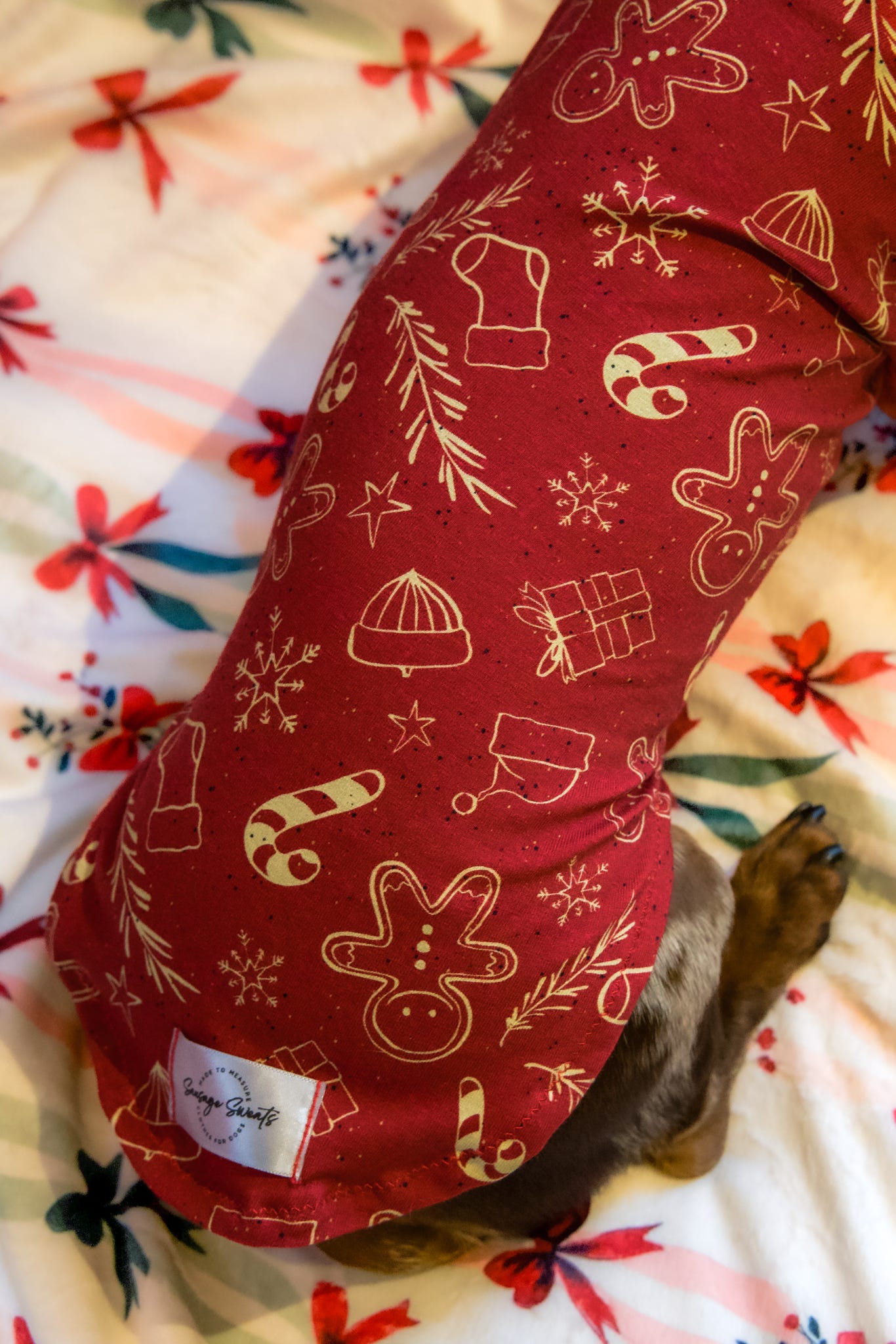 Christmas Gingerbread Man Cotton Jersey Jammies