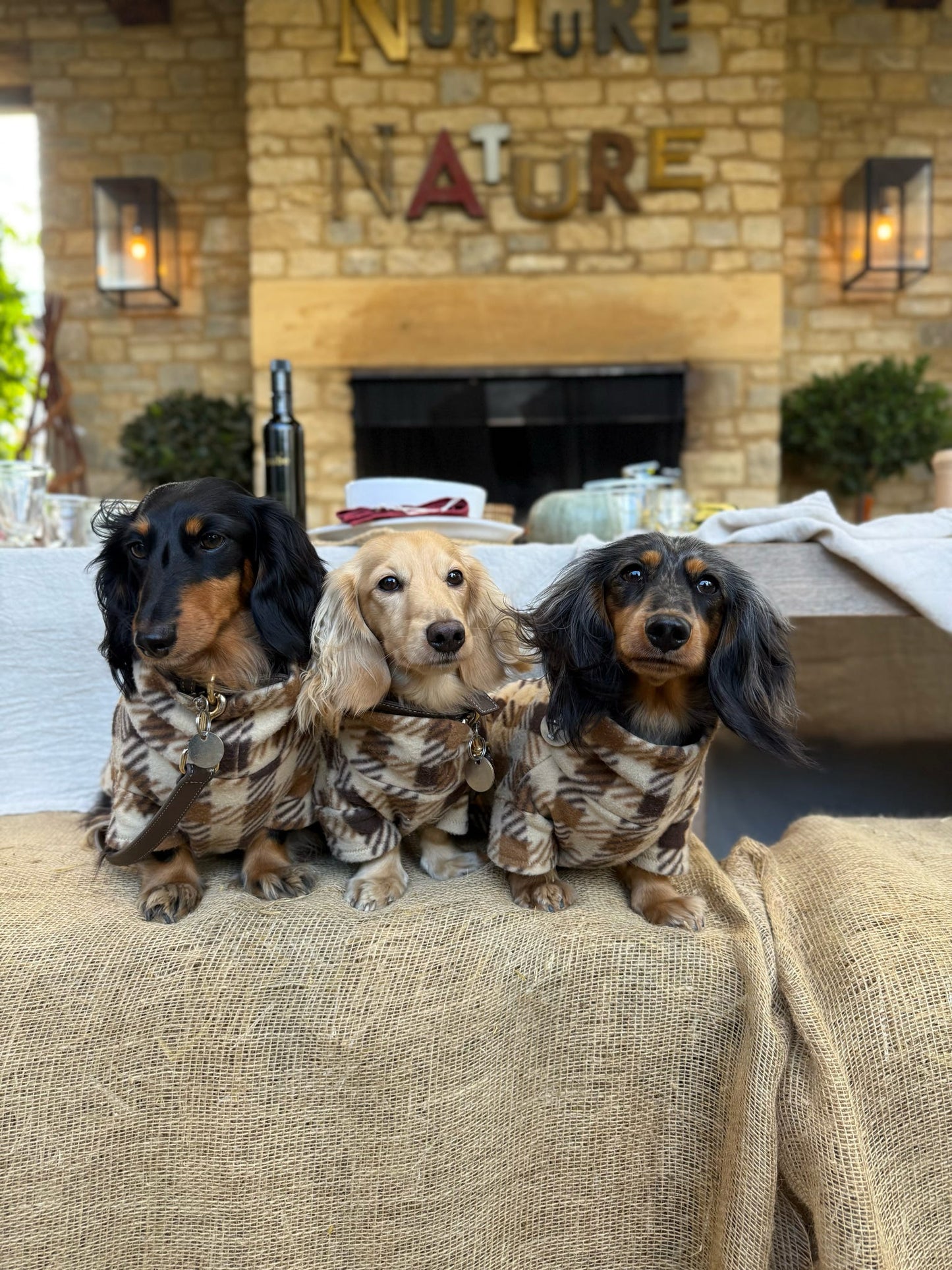 Brown Plaid Fleece Jumper