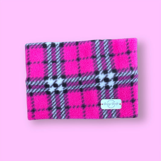 Pink Tartan Fleece Snood