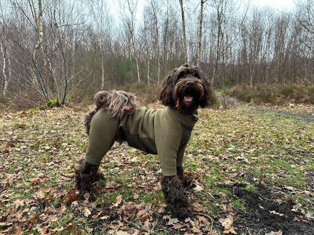 Khaki 4 Leg Fleece Jumper