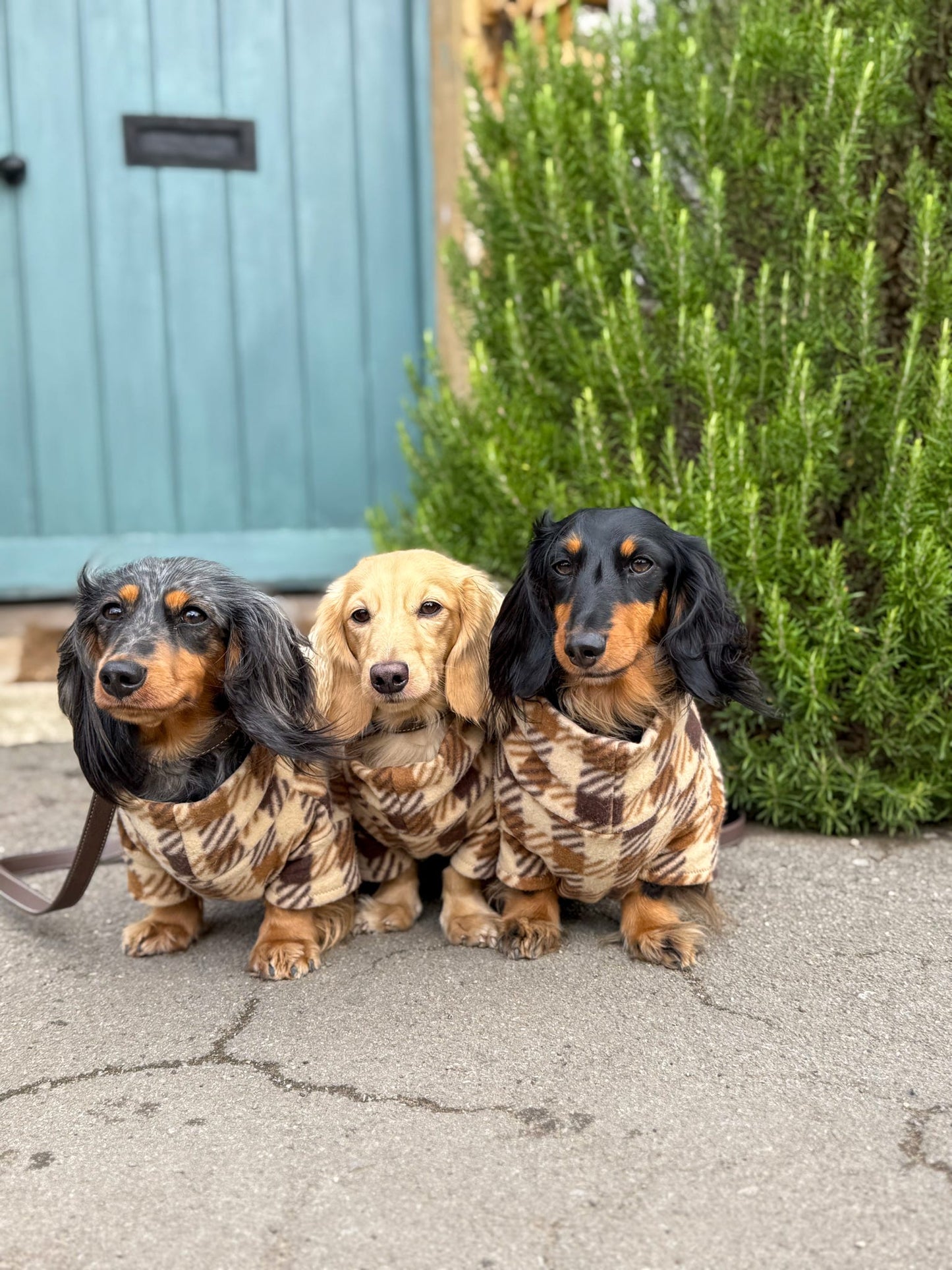 Brown Plaid Fleece Jumper