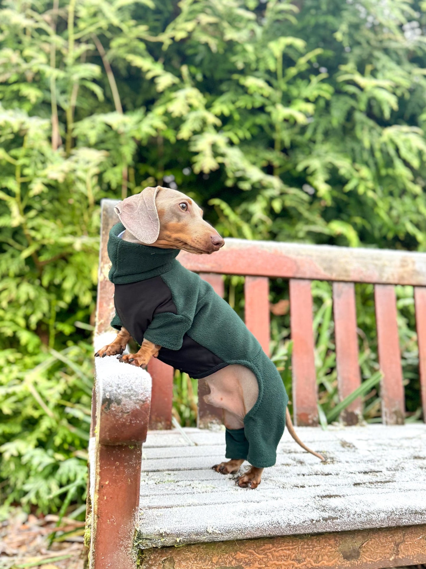 Dark Green 4 Leg Fleece Jumper