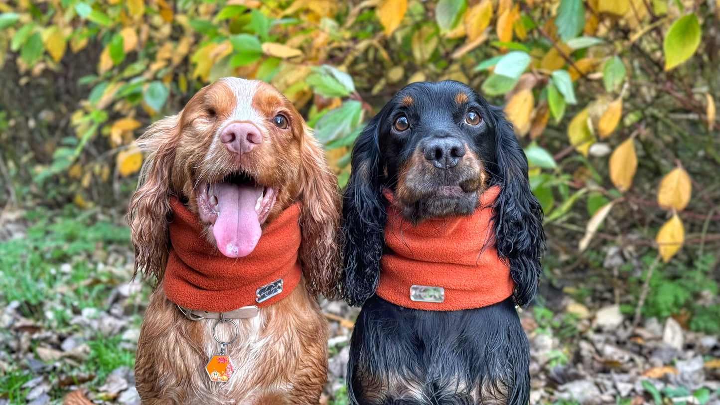 Rust Fleece Snood