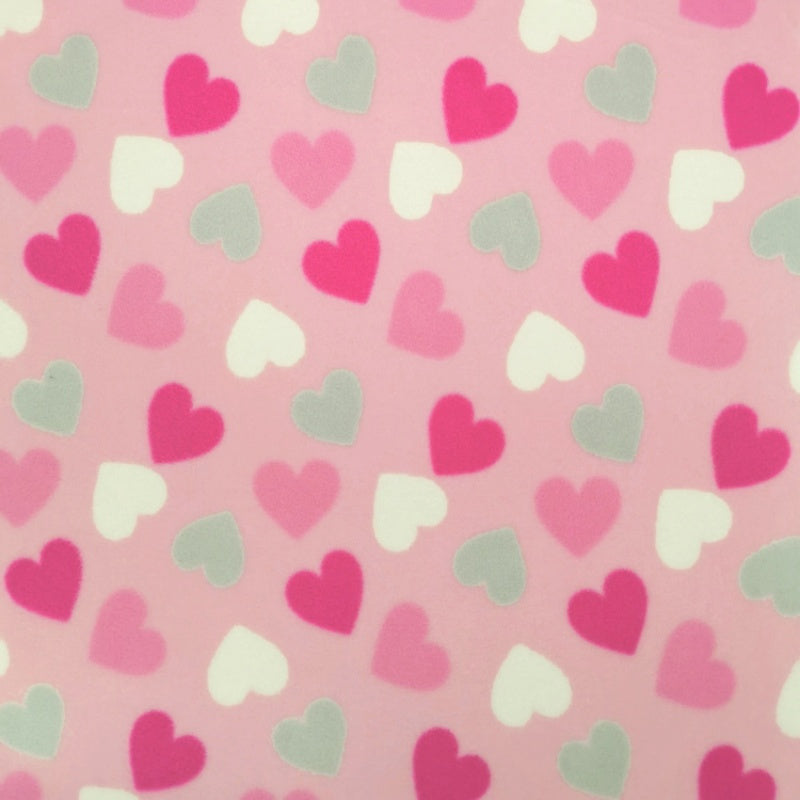 Pink Hearts Fleece Snood