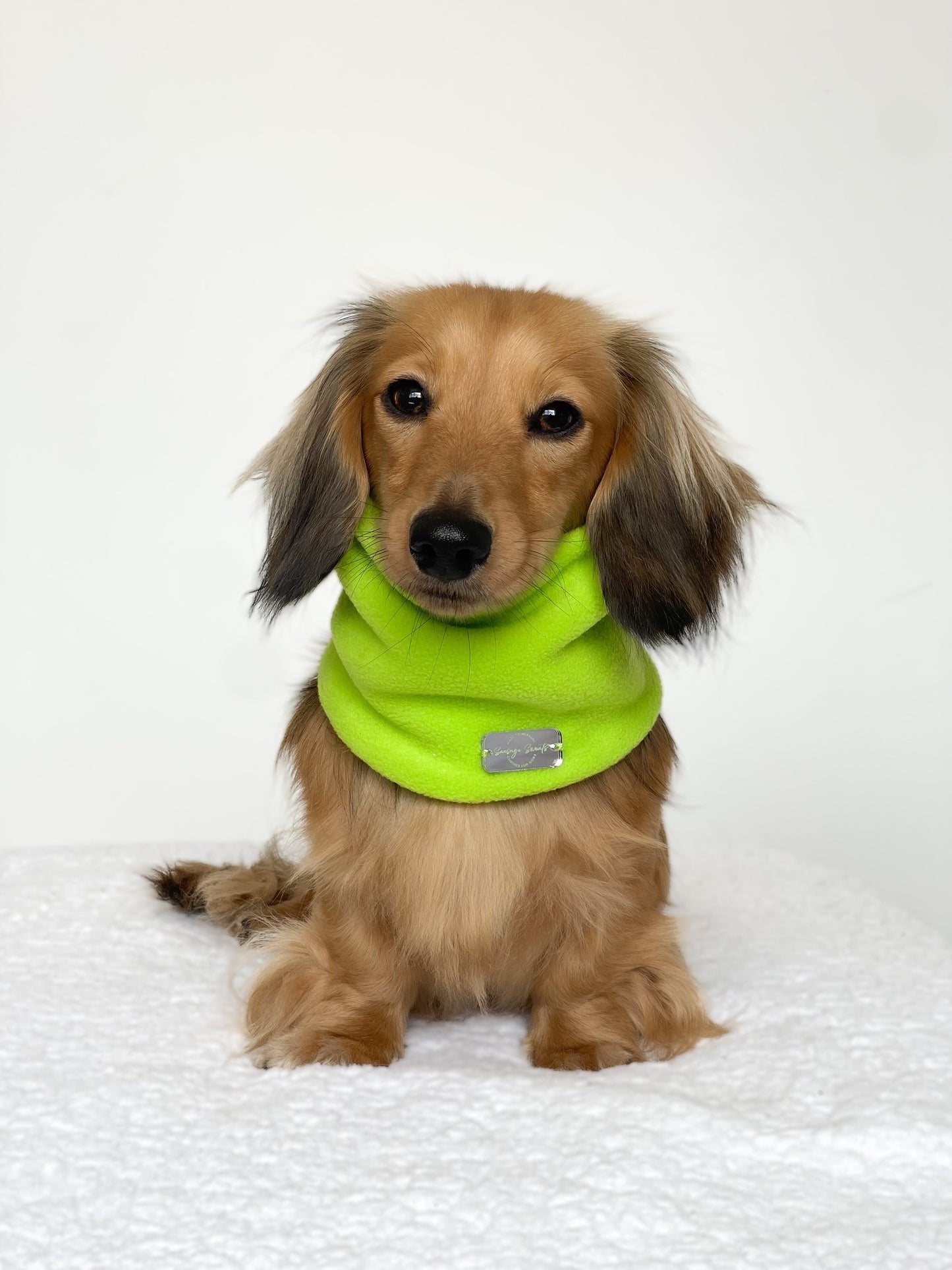 Lime Fleece Snood