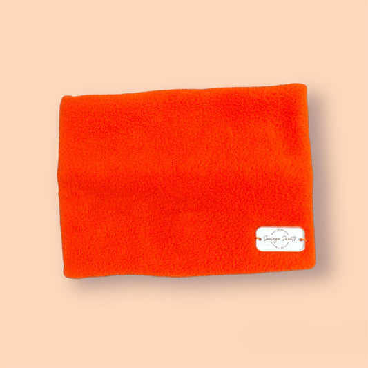 Orange Fleece Snood