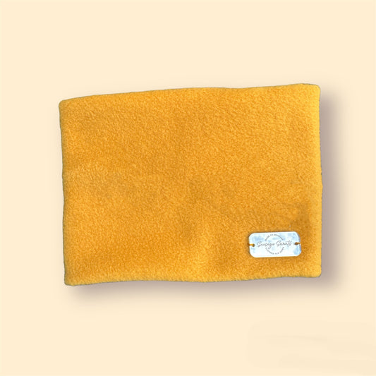 Mustard Fleece Snood