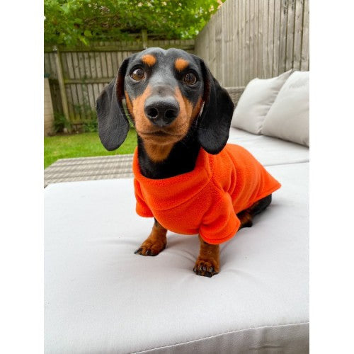 Orange Fleece Jumper